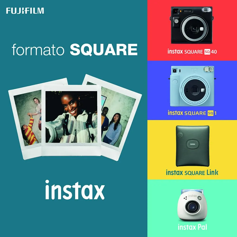 Instax Square Rainbow Border pellicola 10 scatti bordo arcobaleno