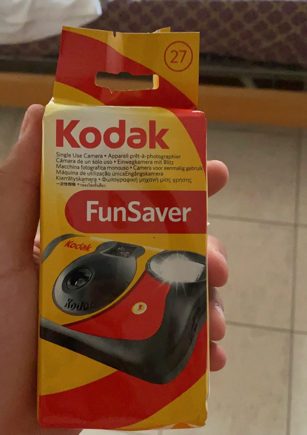 Kodak FunSaver fotocamera monouso 27 pose ISO 400