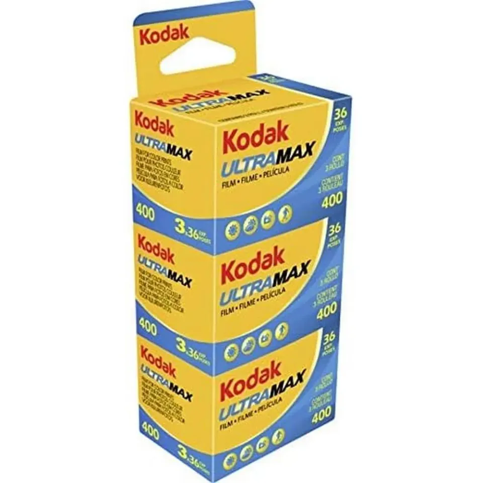 Eastman Kodak Ultra MAX 400 pellicola 35 mm tripack