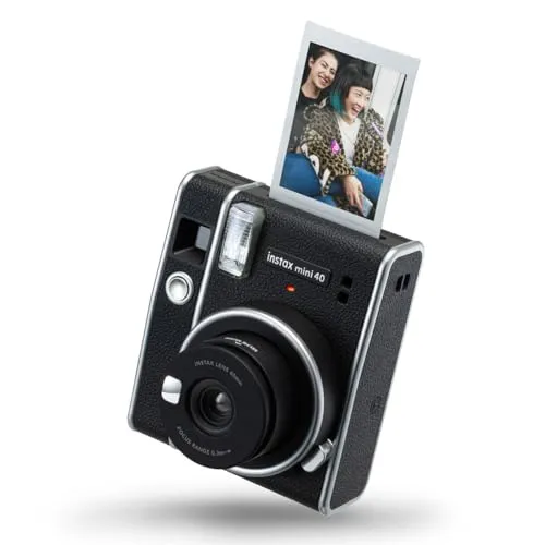 Instax Mini 40 fotocamera istantanea nera esposizione auto