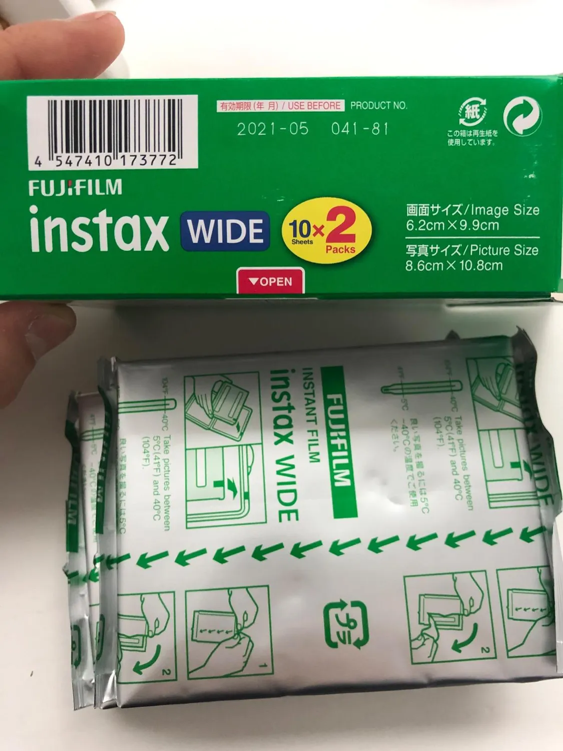 Instax Wide pellicola istantanea