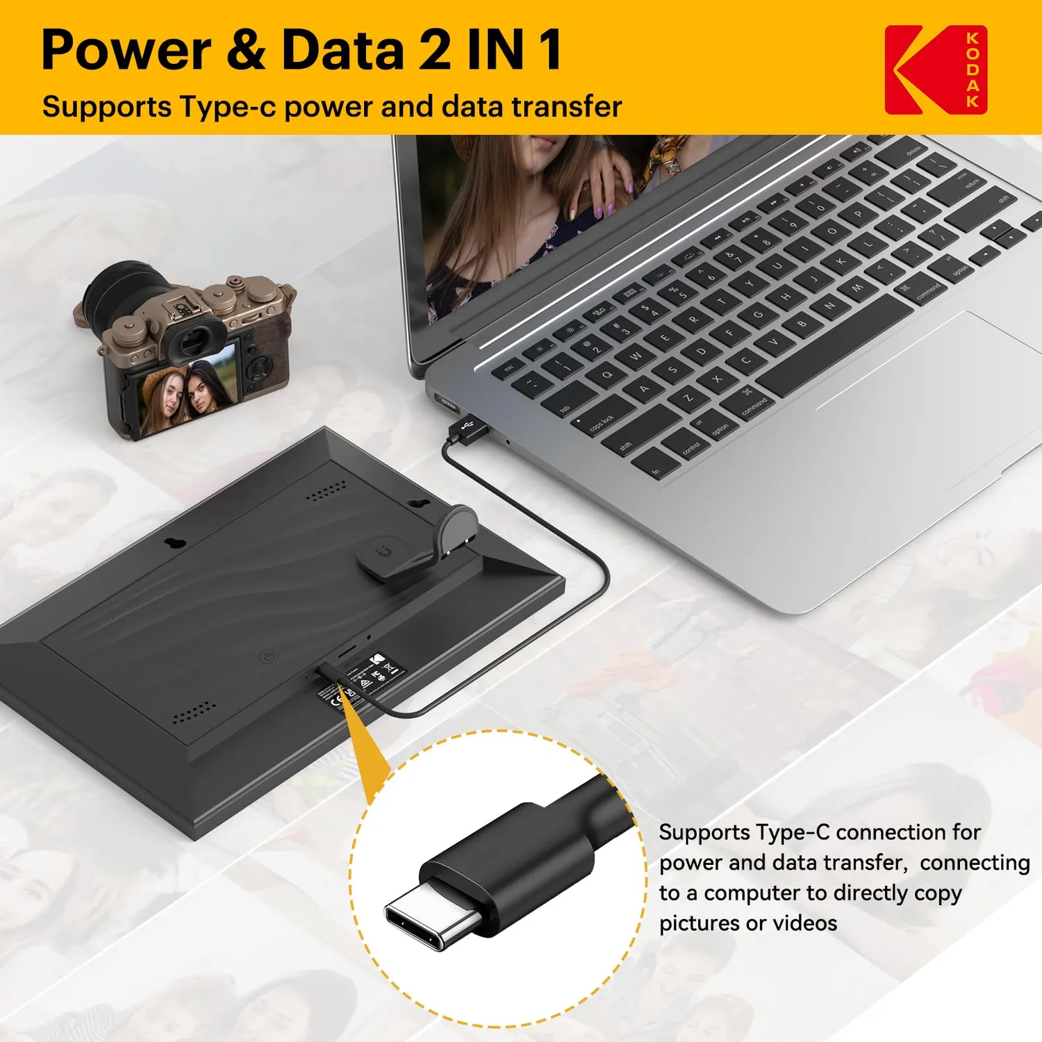 Kodak Cornice Digitale 10 pollici touchscreen 32GB