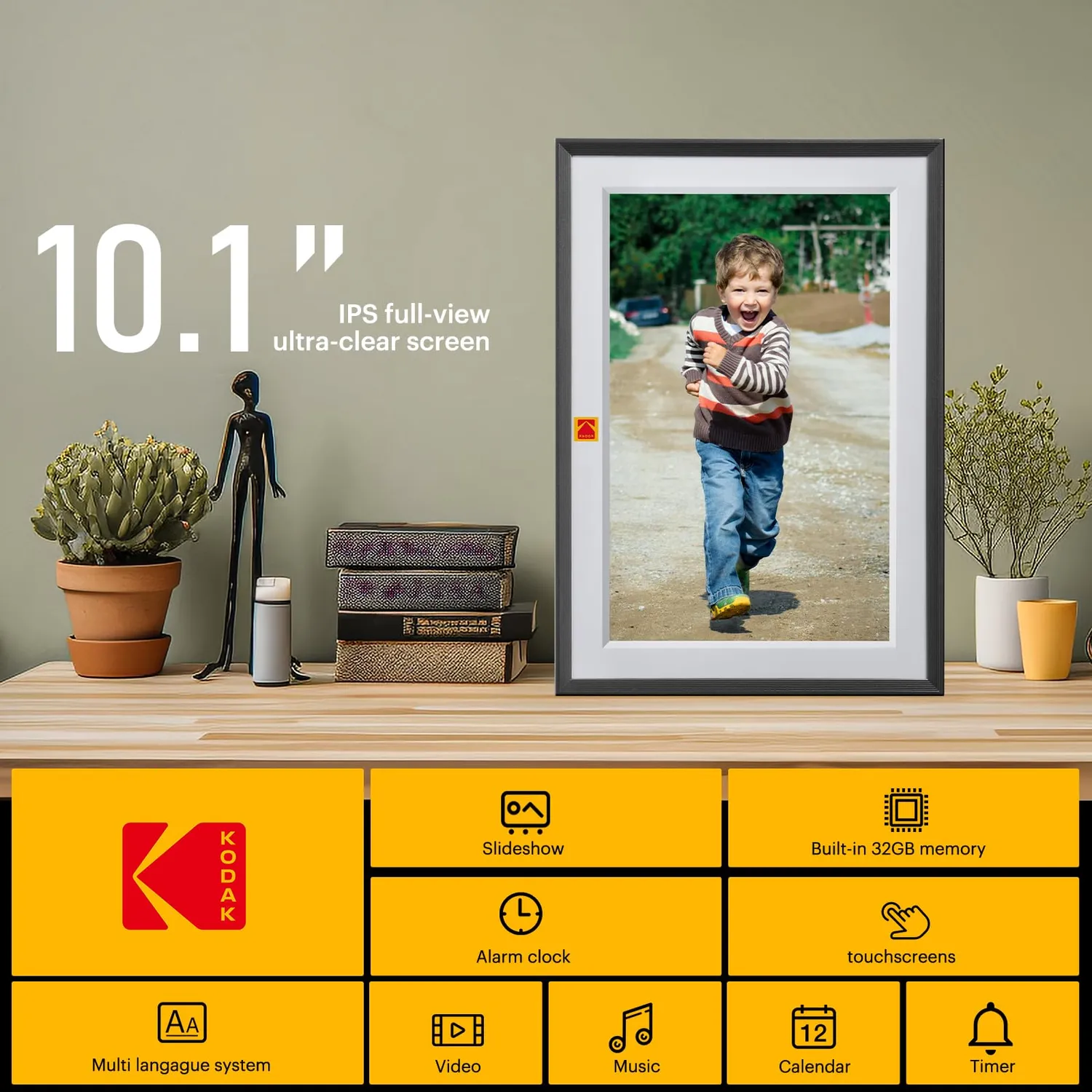 Kodak Cornice Digitale 10 pollici touchscreen 32GB