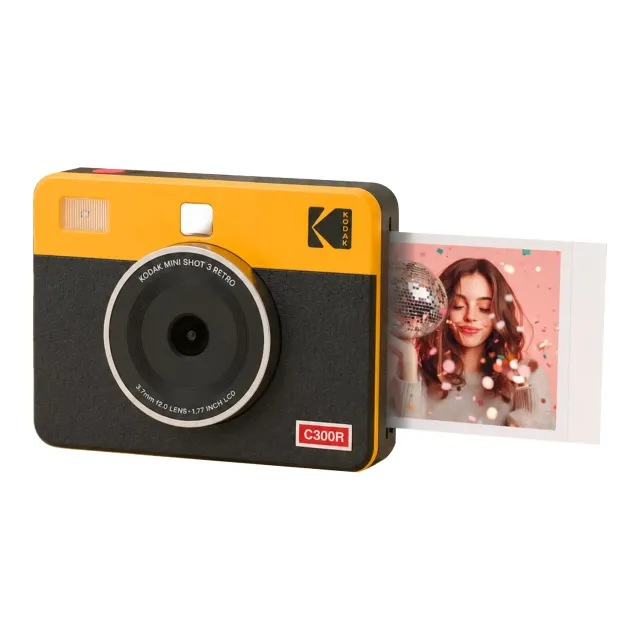 Kodak Mini Shot 3 Retro C300R fotocamera stampante gialla