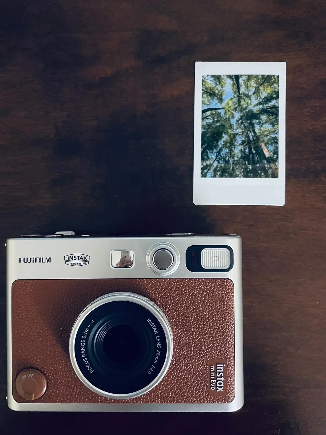 Instax Mini Evo fotocamera istantanea ibrida