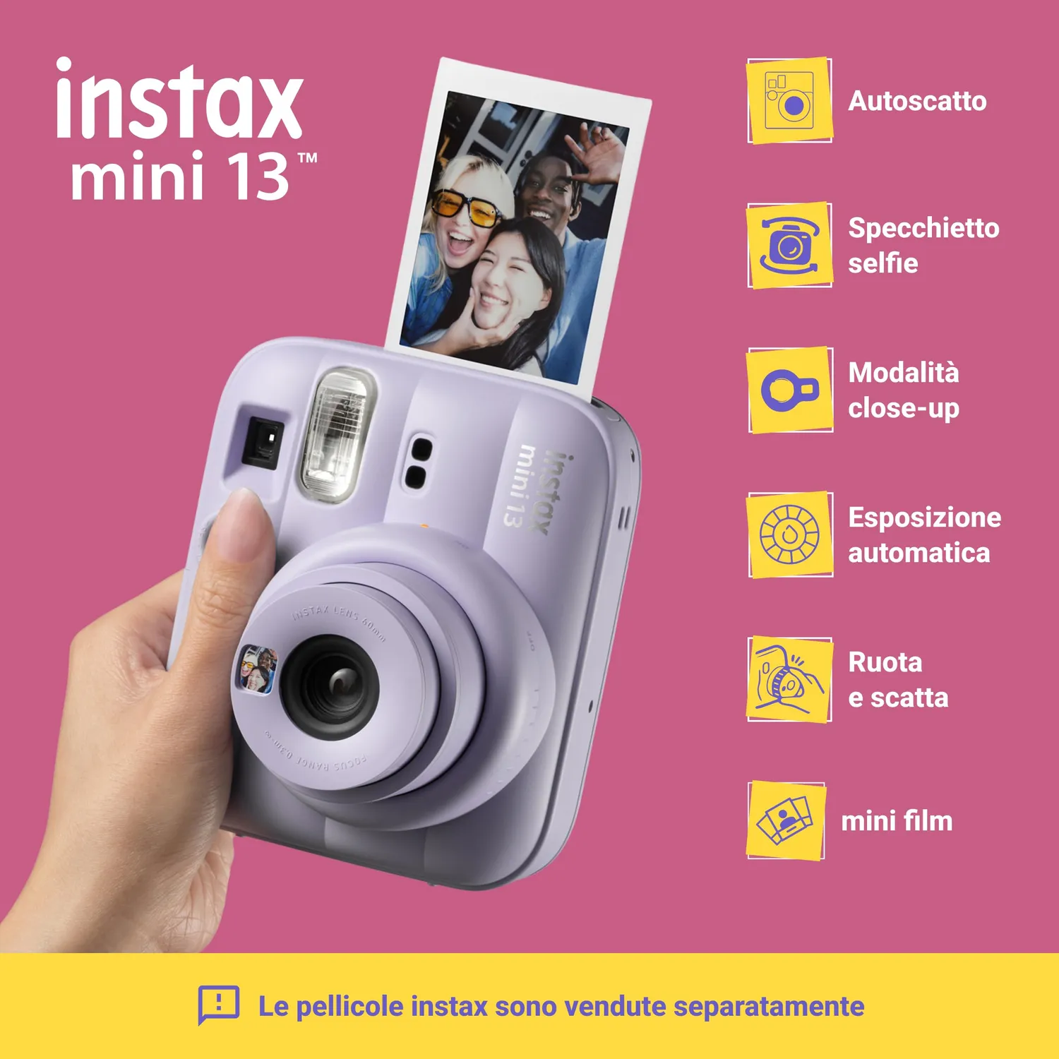 Instax mini 13 fotocamera istantanea