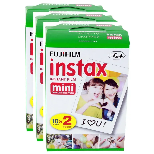 Instax Mini Pellicola Istantanea 60 Scatti Sviluppo Rapido
