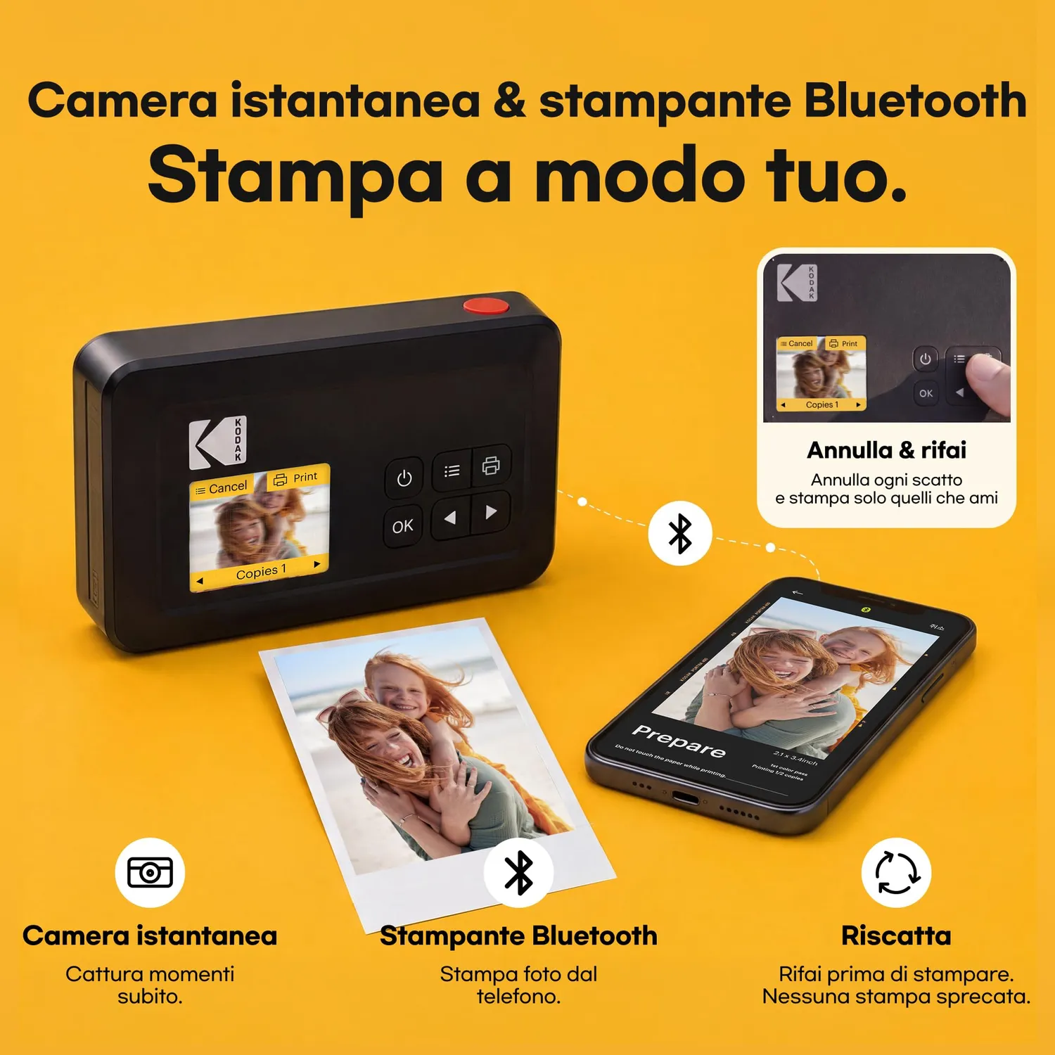 Eastman Kodak Mini Shot 2 Retro fotocamera istantanea