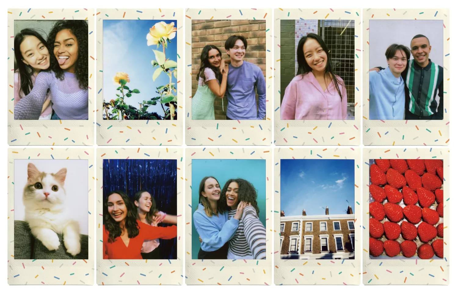 Instax Mini Pellicola Sprinkles 10 Scatti ISO 800
