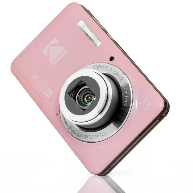 Kodak Pixpro FZ55 Fotocamera Digitale Rosa Zoom 5x 16MP