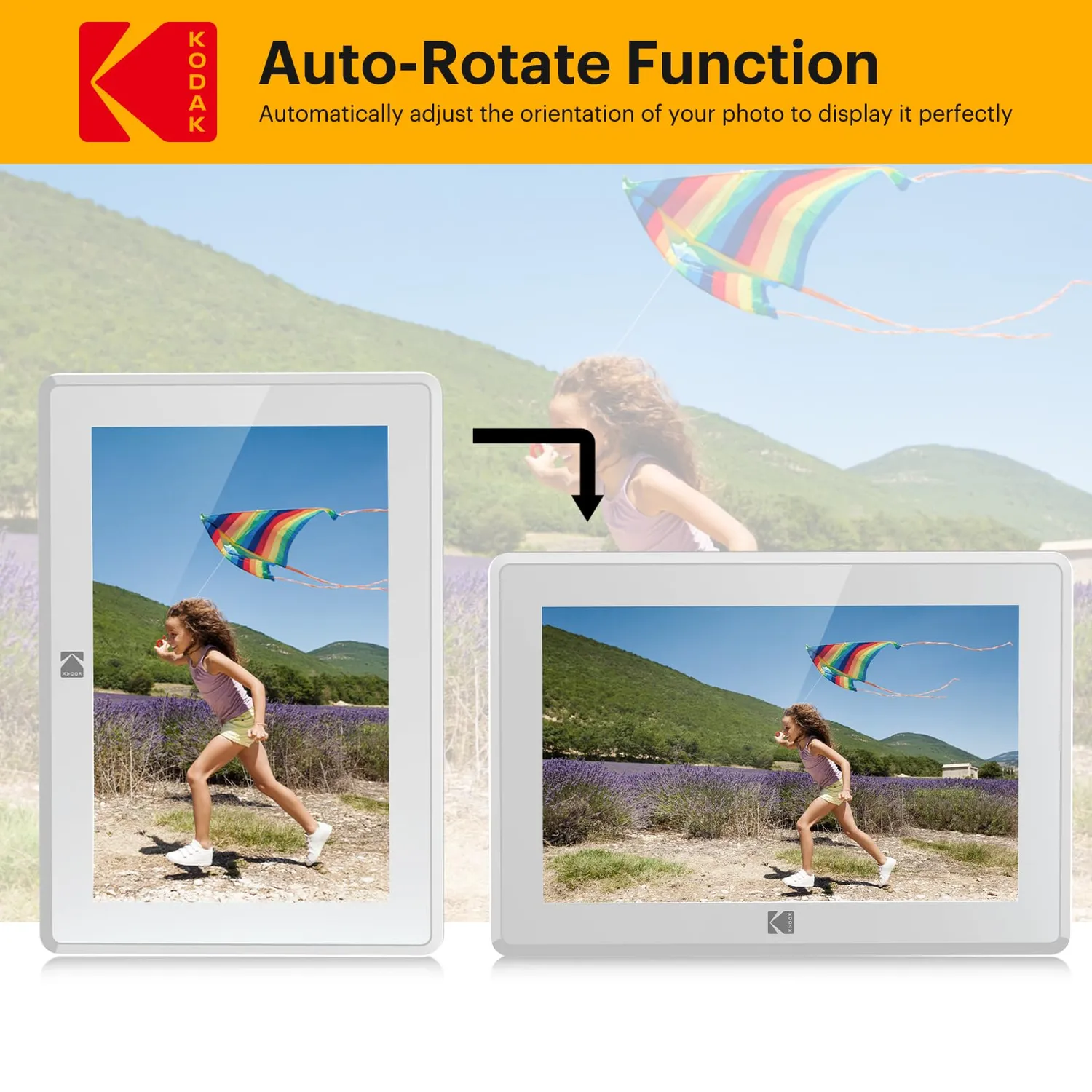 Kodak cornice digitale WiFi touchscreen 16GB