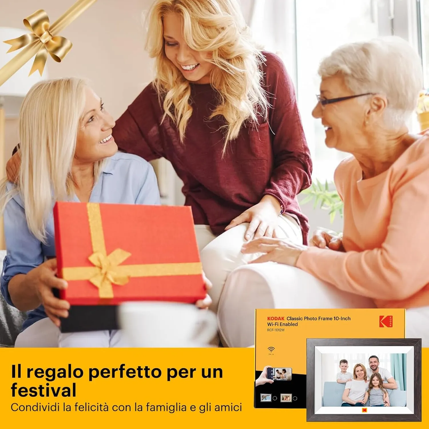 Kodak RCF-1012W cornice digitale WiFi touch