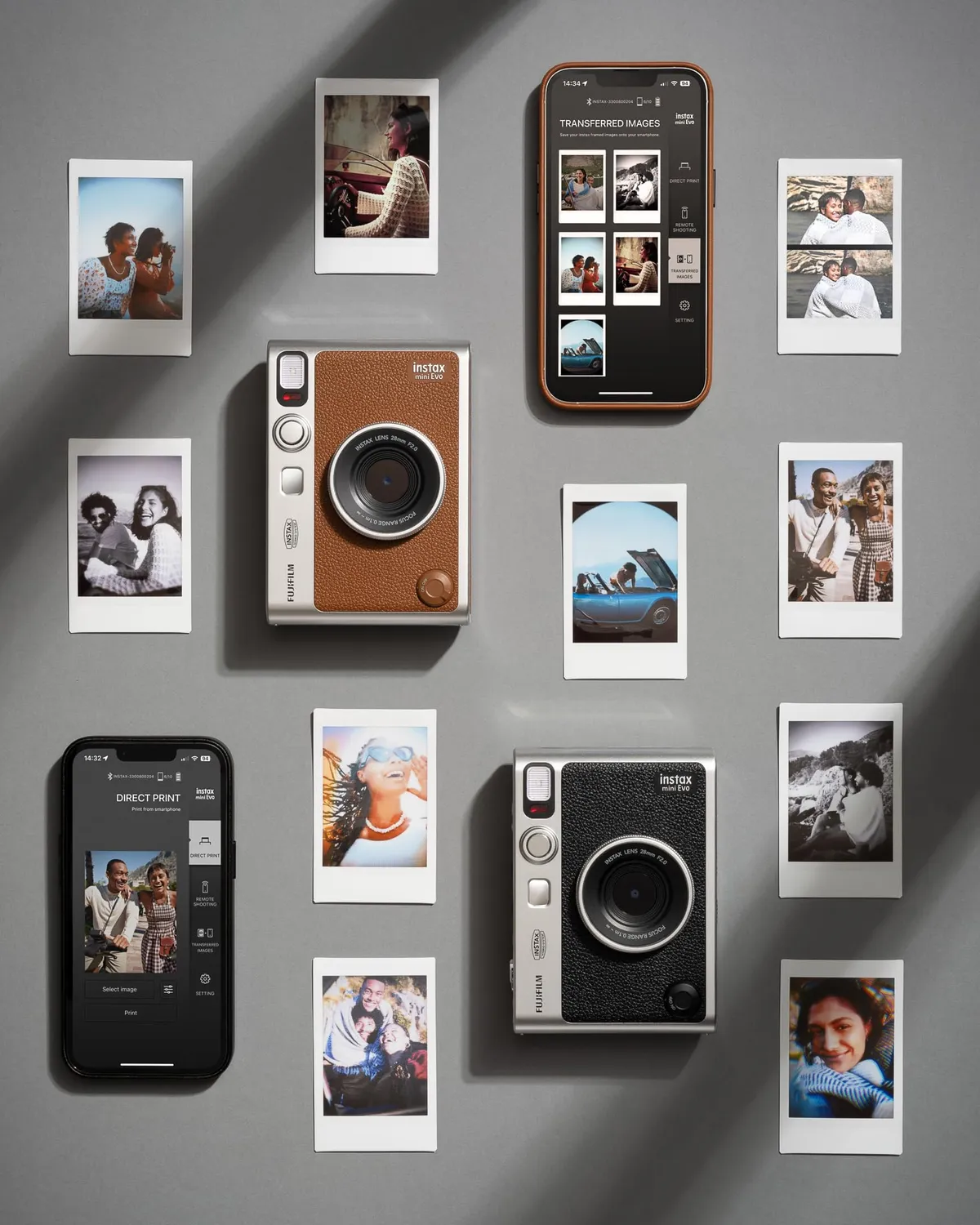 Instax Mini Evo fotocamera istantanea ibrida