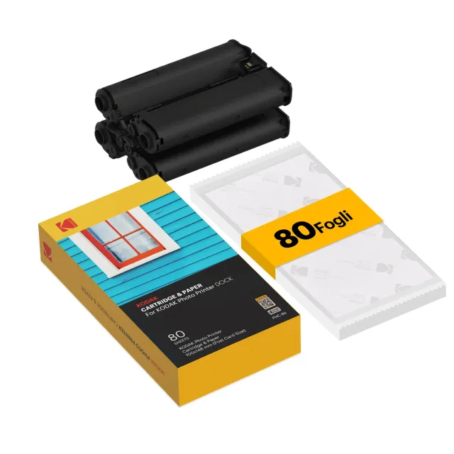 Kodak 4Pass cartucce carta 10x15cm 80 fogli