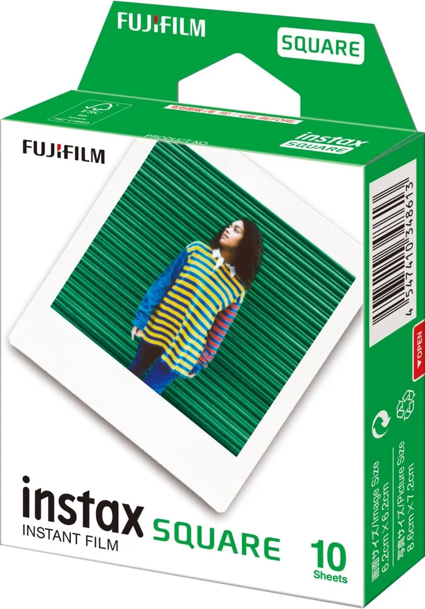 Instax Square pellicola istantanea 10 foto 62x62 mm