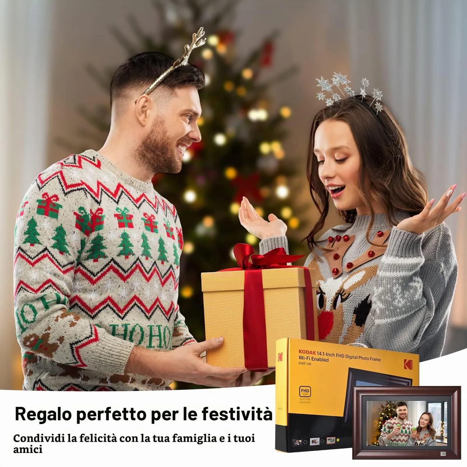Kodak cornice digitale WiFi 14,1 pollici touch 32GB
