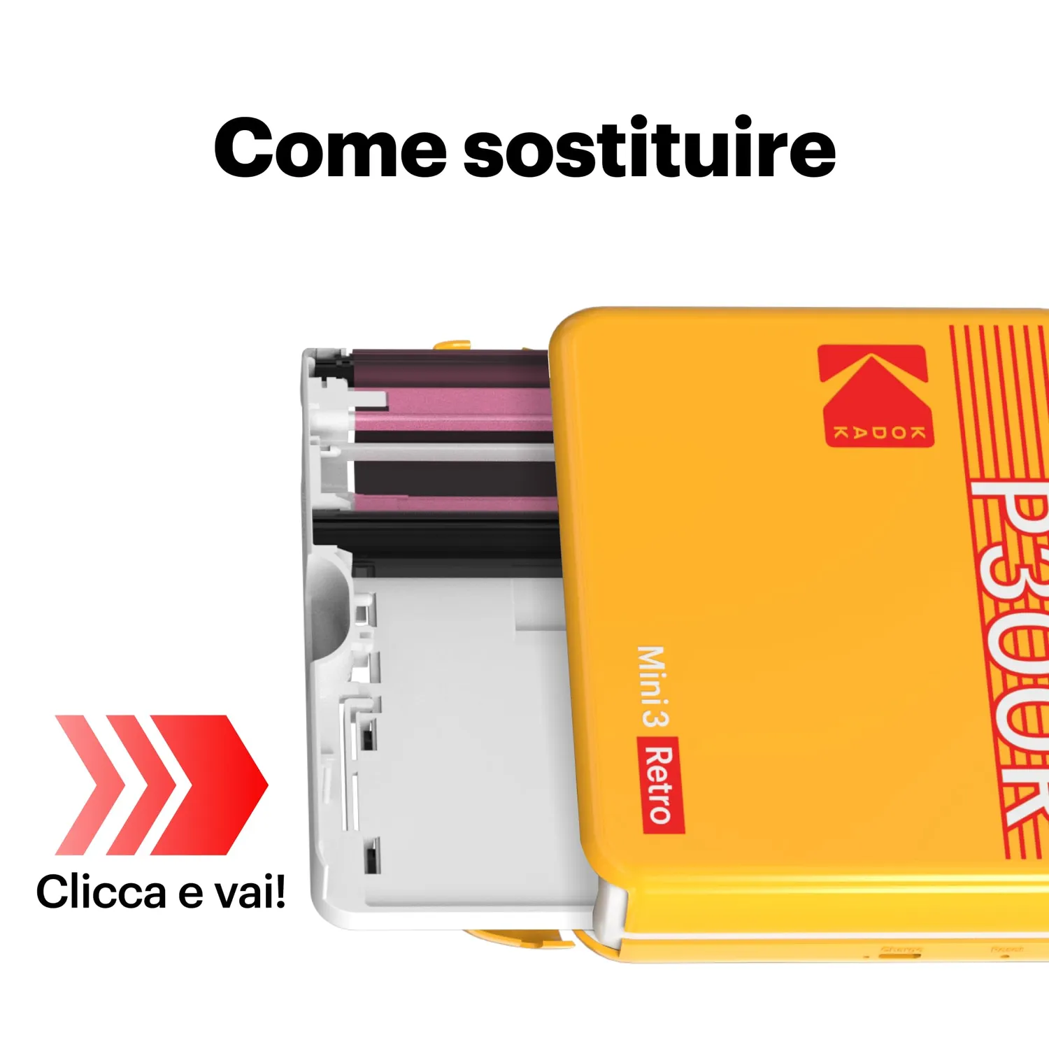 Kodak ICRG360 cartuccia carta 60 foto 7,6x7,6 cm