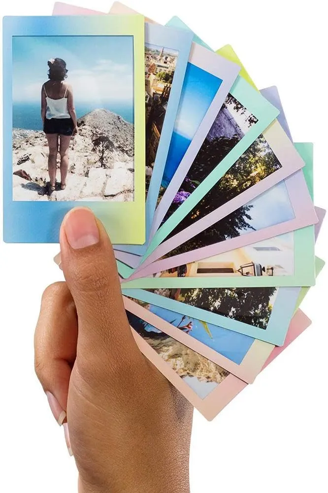 Instax mini pellicola macaron 10 foto bordi colorati