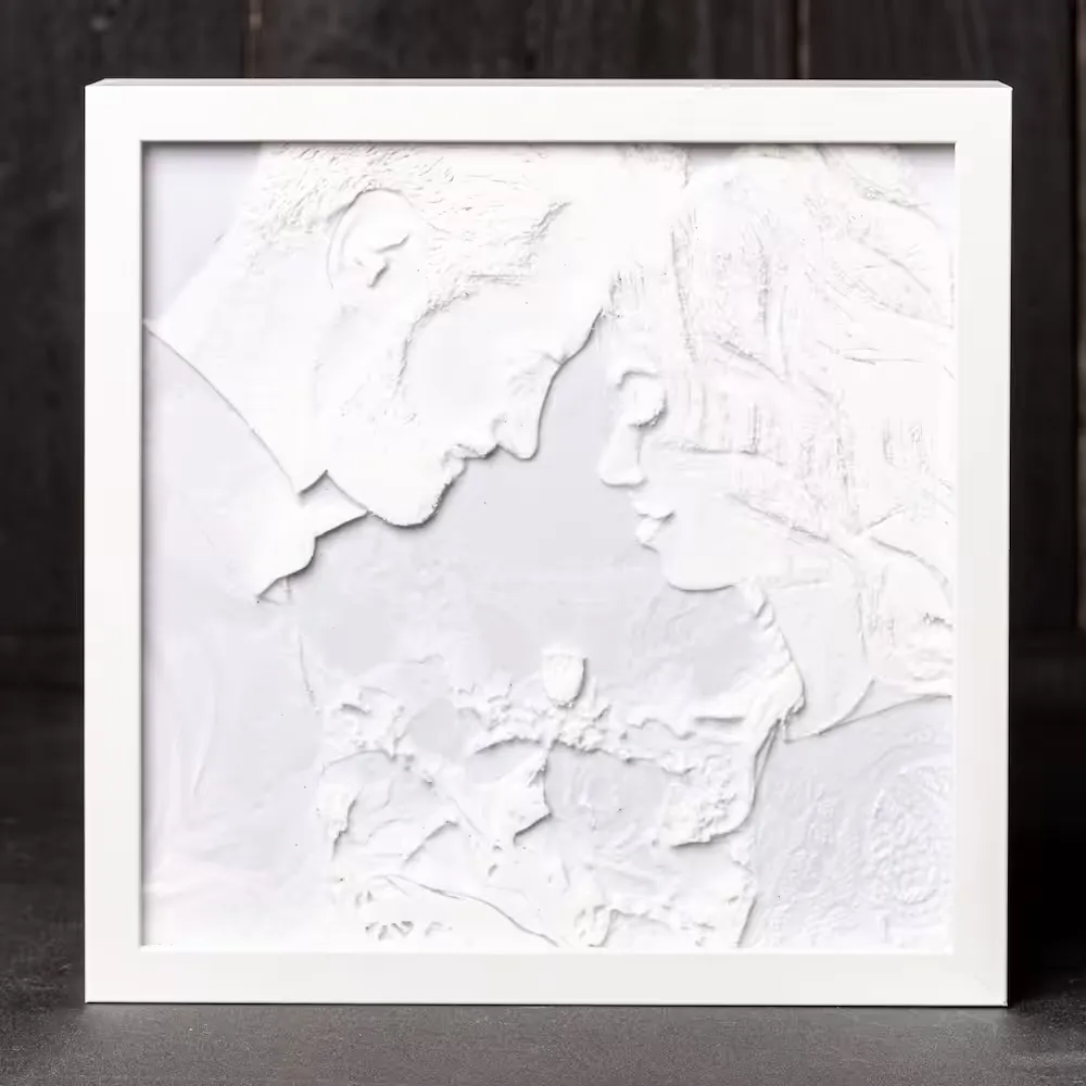 Fotodigital Litofania 3D con cornice retroilluminata