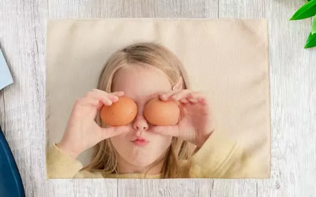 Fotodigital Tovaglietta Colazione in tessuto personalizzata