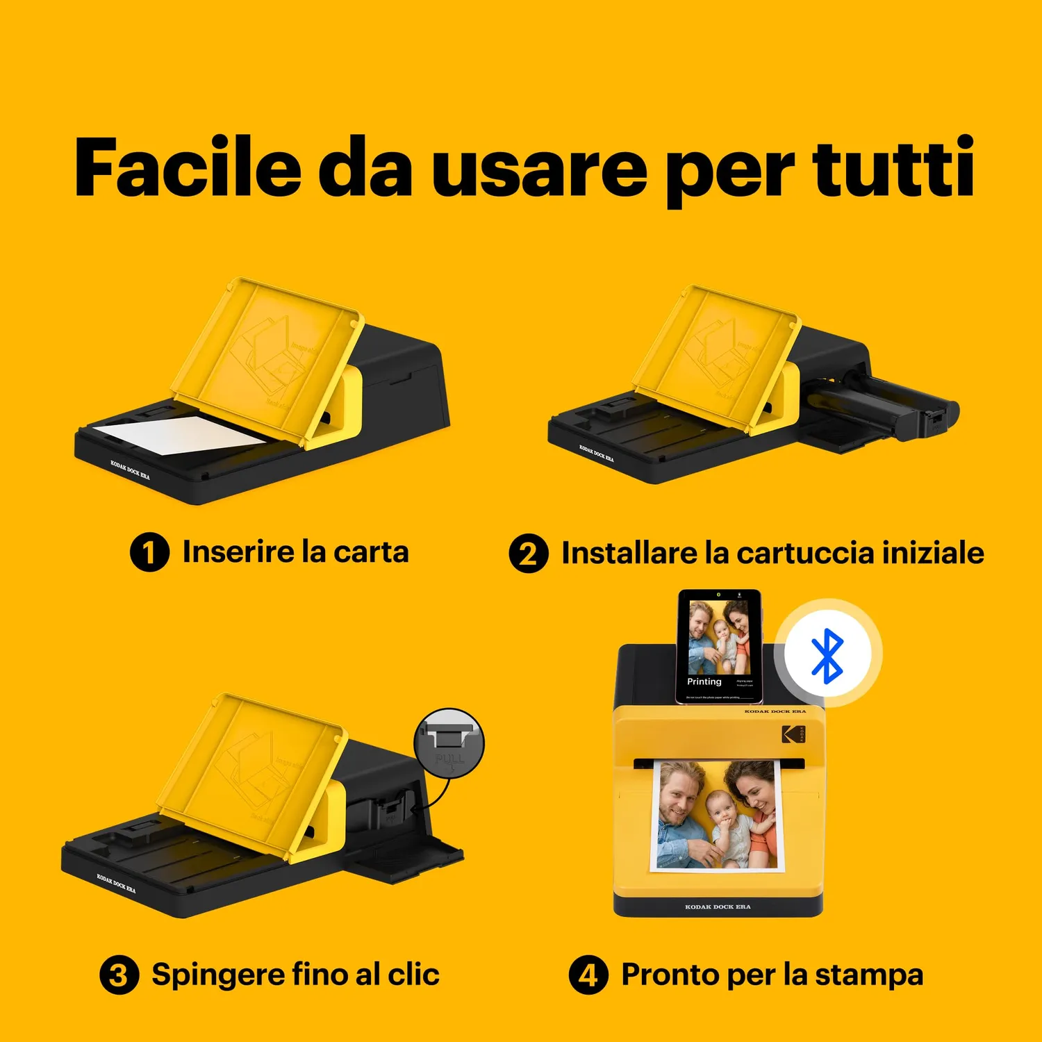 Kodak Dock Era stampante fotografica 10x15 con 50 fogli