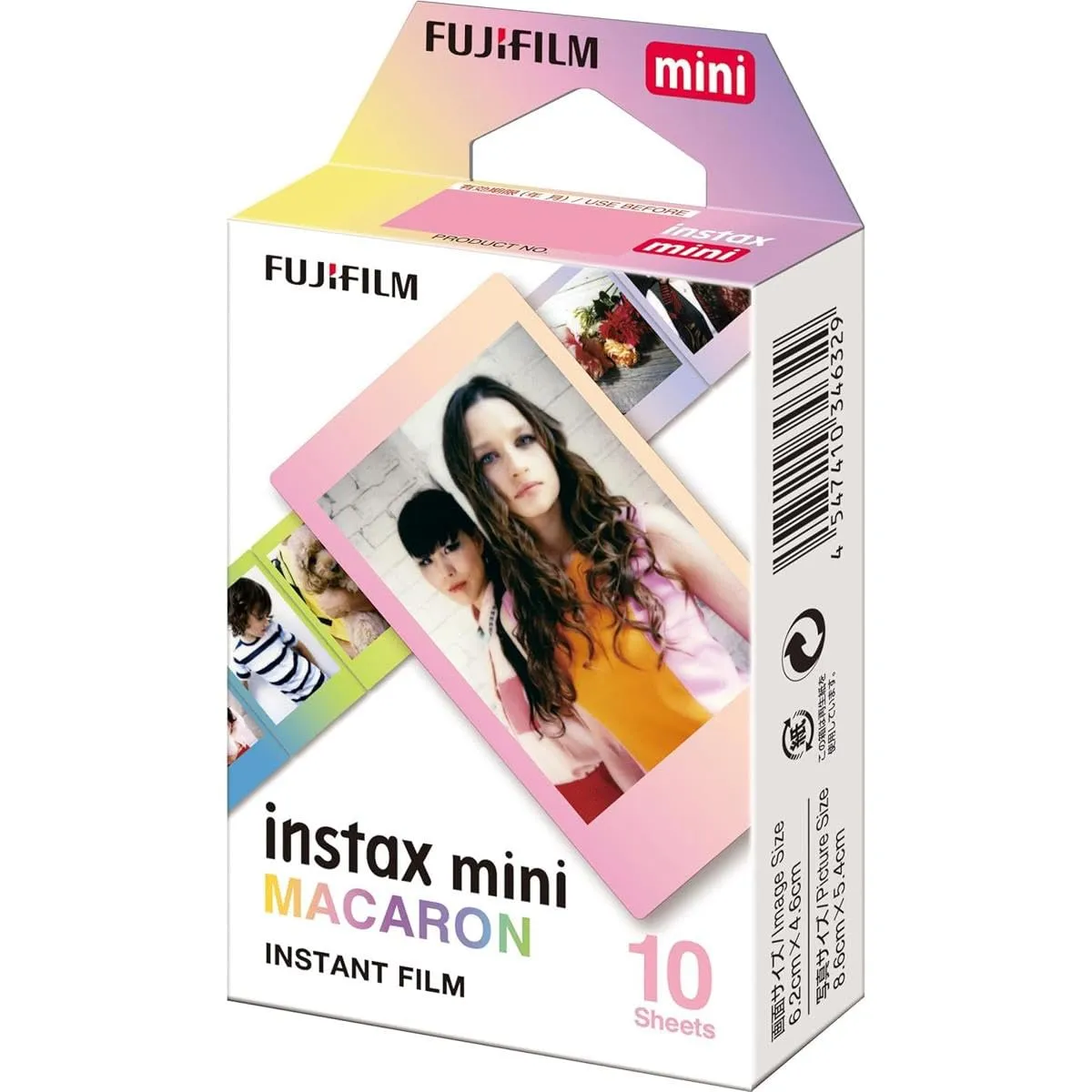Instax mini pellicola macaron 10 foto bordi colorati