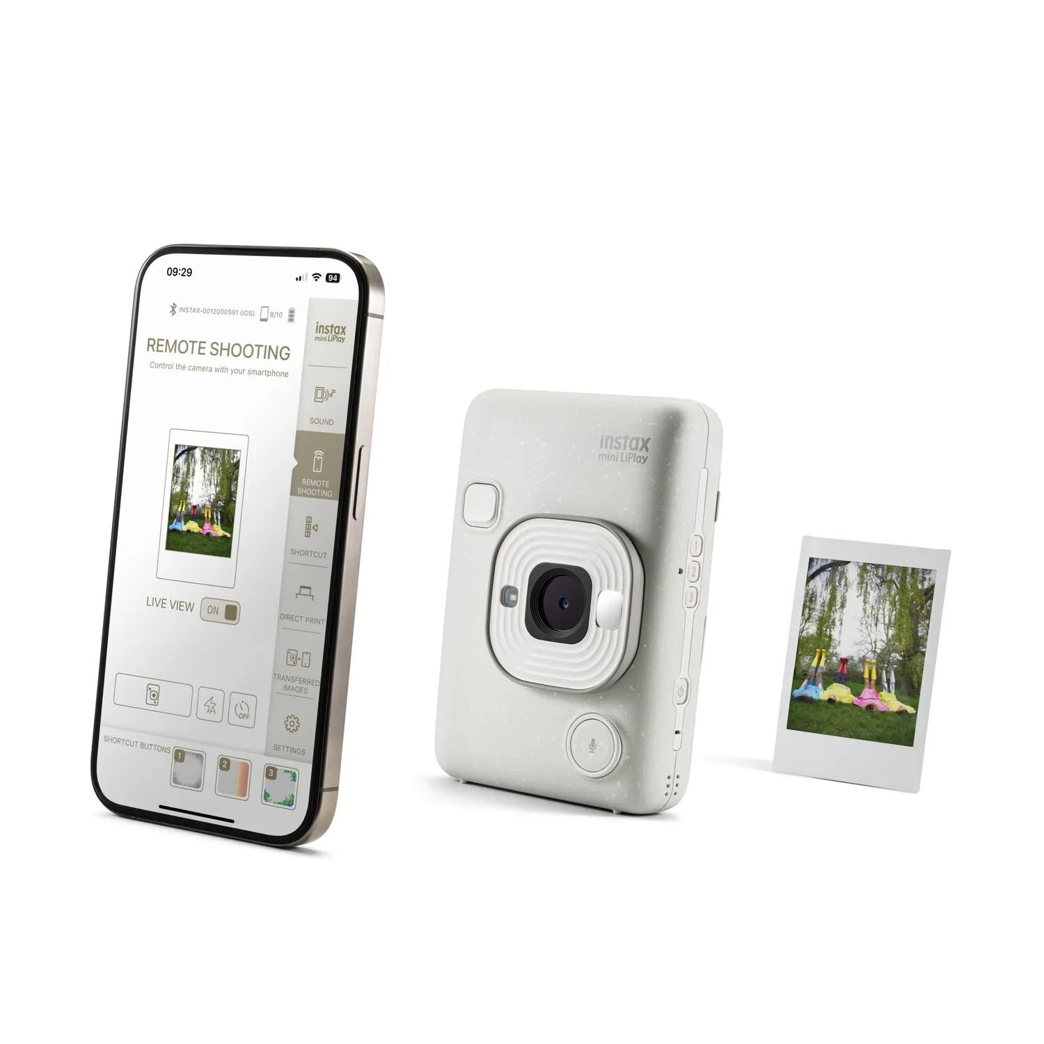 Instax mini LiPlay fotocamera istantanea ibrida