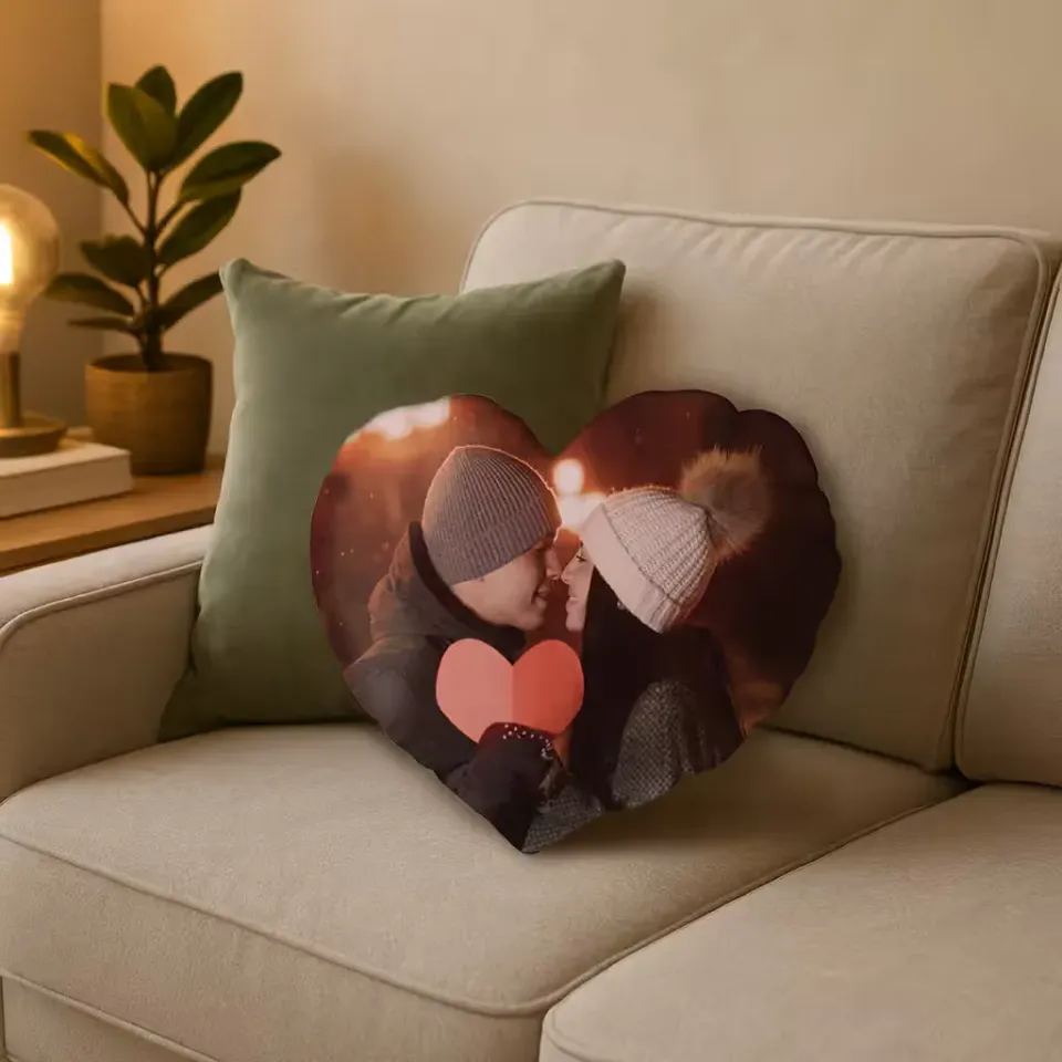 Fotodigital Cuscino Cuore Rosso 40x40 anallergico