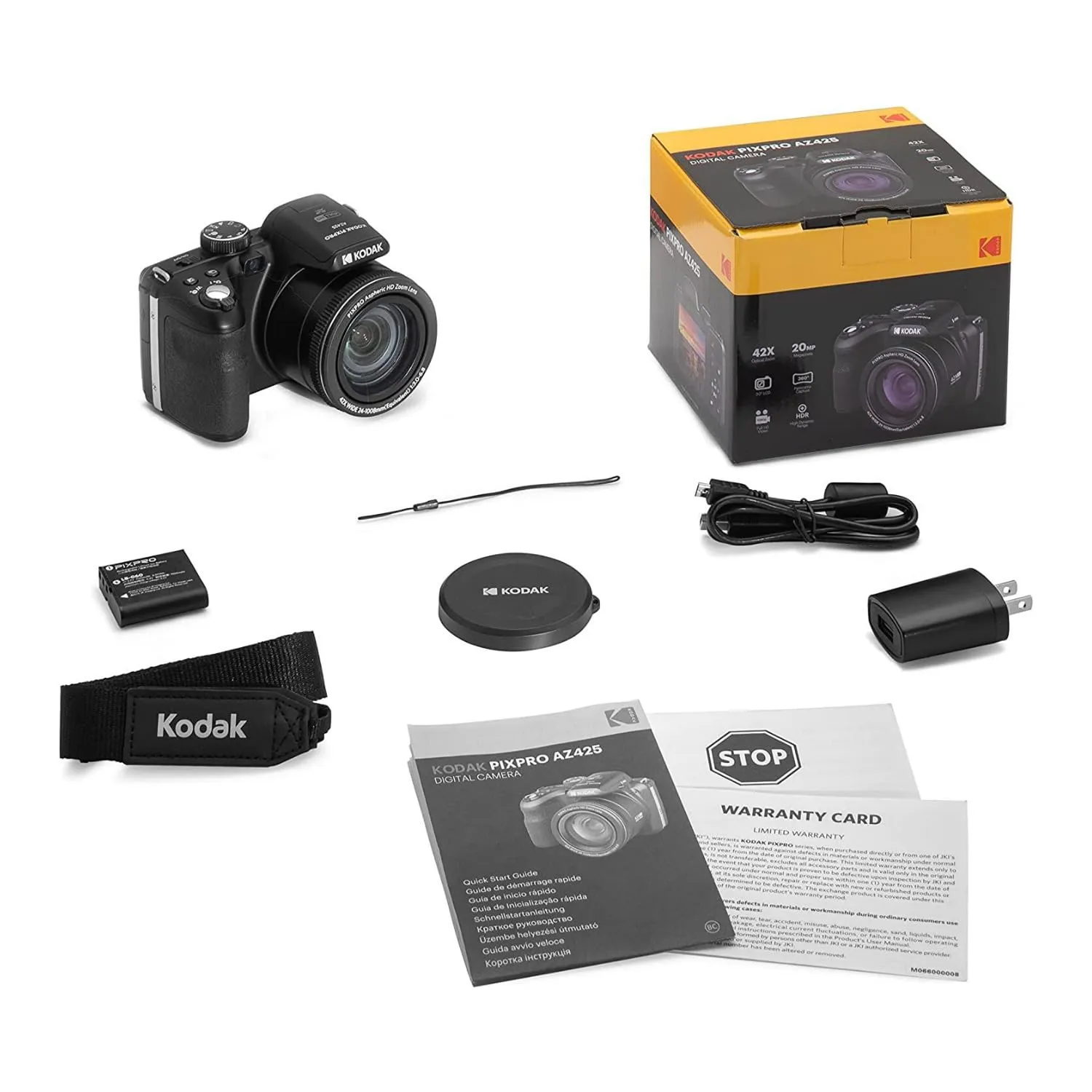 Kodak Pixpro AZ425 fotocamera bridge 20MP